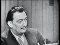 Dalí on the popular panel show "What's My Line?" - 1957