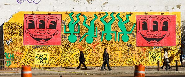 Keith Haring Pop Art Keith Haring Painting Keith Haring Wall Art Keith  Haring Artwork graffiti art