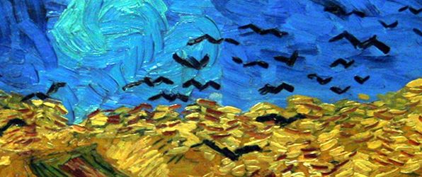 Item of <i>Wheatfield with Crows</i> (1890) by Vincent van Gogh