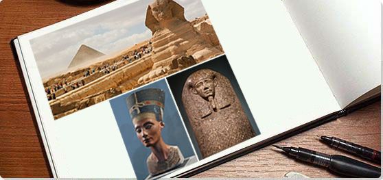 Ancient Egyptian Art Collage