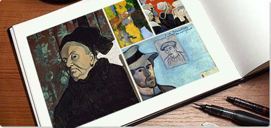 Cloisonnism and Synthetism Collage