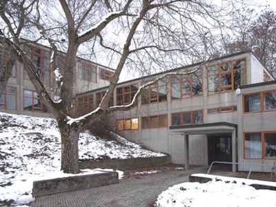 Ulm School of Design, designed by Max Bill in 1953 and completed in 1955.