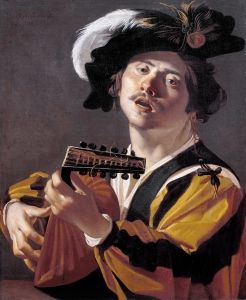 كان Dirck van Baburen في أعمال مثل <i> The Lute Player </i> (1622) رائدًا في شعبية الأعمال النوعية التي تعرض الموسيقيين أو لاعبي البطاقات.