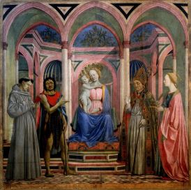 Domenico Veneziano's <i>St. Lucy Altarpiece</i> (1445-1447) exemplified the artist's novel employment of color.