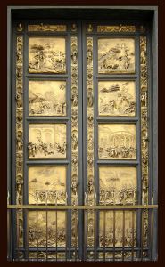 Ghiberti's <i>The Gates of Paradise</i> (1452) has had a long lasting influence, as seen in Rodin's <i>The Gates of Hell</i> (1880-1917), and both works were lifetime projects for the artists.