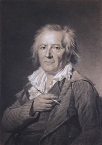 جاك أنطوان ماري ليموين Portait of Fragonard في الطباشير