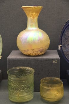 Glassblowing is believed to have been invented by the Phoenicians and was a popular technique with the ancient Romans.