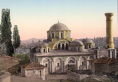 Church of the Holy Saviour in Chora. The church's architecture, mosaics, and frescoes are exceptional examples of the Late Byzantine style.