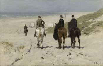 Anton Mauve, <i>Morning time Ride on the Beach</i> (1876)