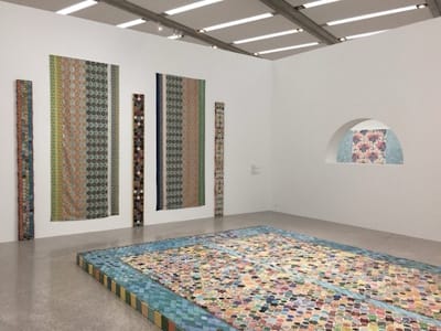 Joyce Kozloff's <i>An Interior Decorated</i> (1979-80) installed at MUMOK, Vienna in 2019