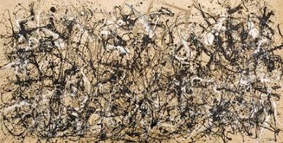 Jackson Pollock's <i>Autumn Rhythm: Number 30</i> (1950) exemplifies the new art that was made in the United States – art after the reality of World War II