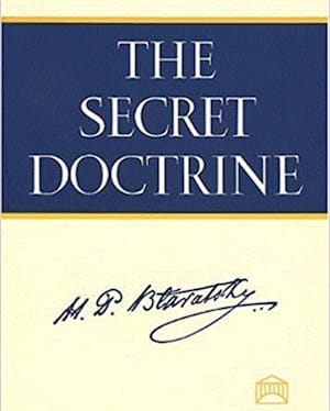 Blavatsky's 1888 book <i>The Secret Doctrine</i>, a defining text of Theosophy.