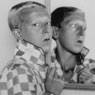Untitled (Self-Portrait with Mirror) (Date unknown)