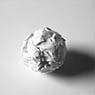 Work No.88: A sheet of A4 paper crumpled into a ball (1995)