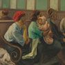 Raphael Soyer: A Railroad Station Waiting Room (c. 1940)