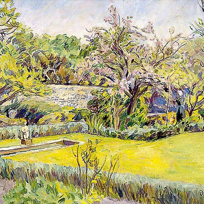 Walled Garden at Charleston, East Sussex (c. 1965)