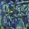 Natalia Goncharova: Rayonism: Blue-Green Forest (1913)