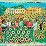 Illustration 2: The French Collection Part I, #4, The Sunflower Quilting Bee at Arles (1991)