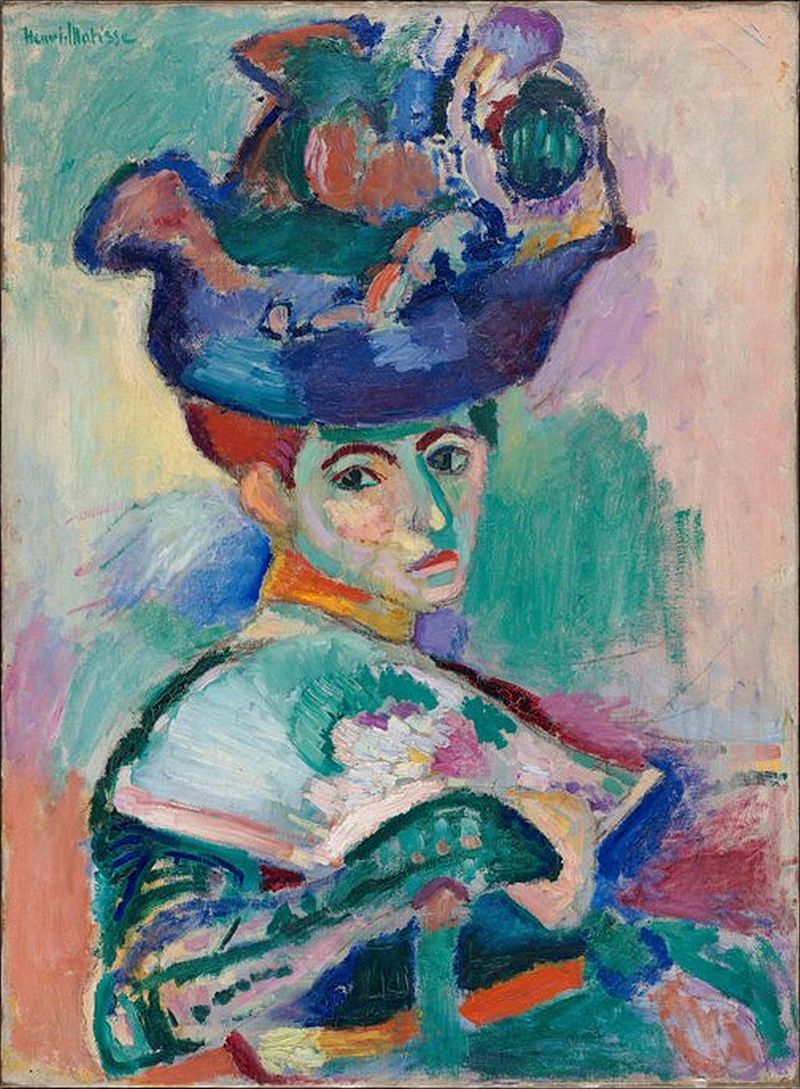 Henri Matisse: Woman with a Hat (Femme au chapeau) (1905)