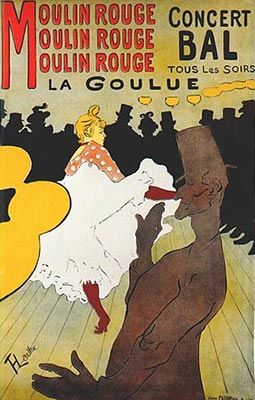 هنري دي تولوز لوتريك: La Goulue at the Moulin Rouge (1891)