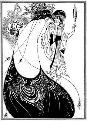 أوبري بيردسلي: تنورة الطاووس (1894)