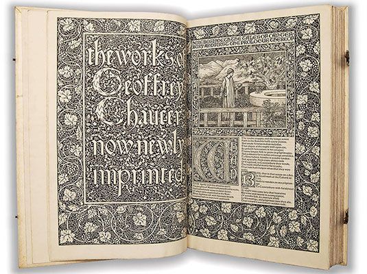 William Morris: Geoffrey Chaucer's Canterbury Tales (1896)