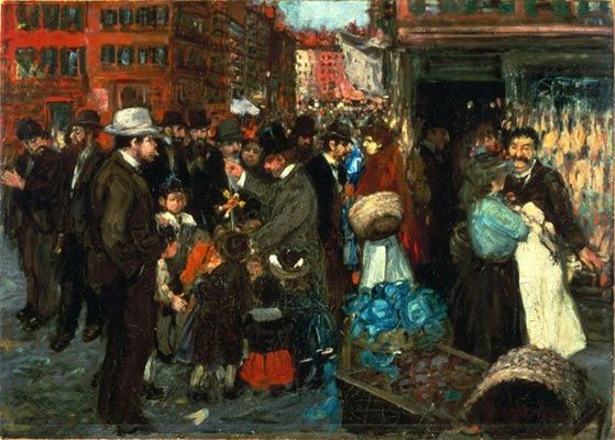 George Luks: Hester Street (1905)