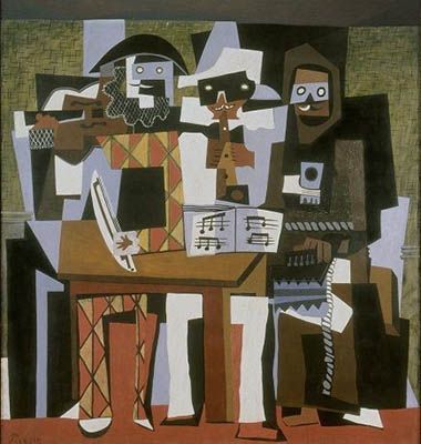 بابلو بيكاسو: الموسيقيون الثلاثة (1921)