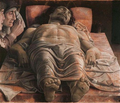 أندريا مانتيجنا: الرثاء على المسيح الميت (حوالي 1480)