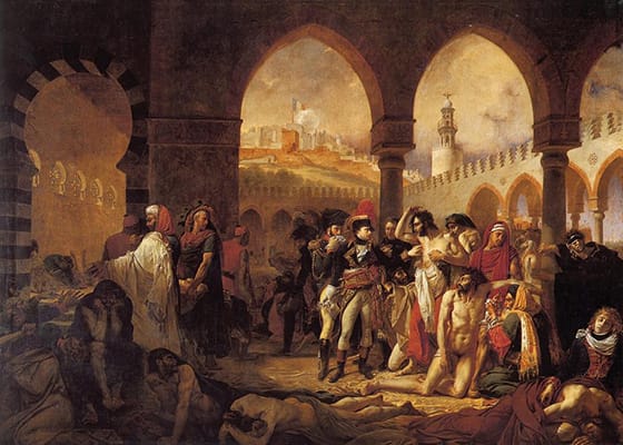 Bonaparte Visiting the Pest House in Jaffa (1804)
