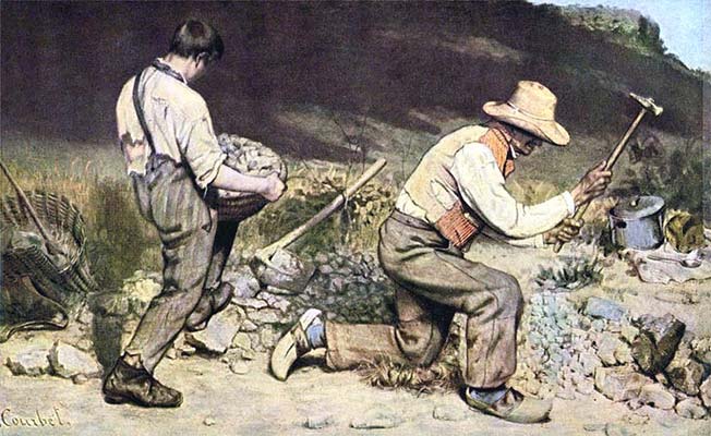 غوستاف كوربيه: The Stone Breakers (1849-50)