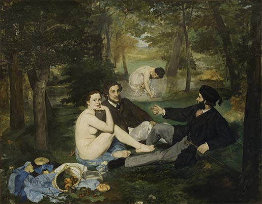 Édouard Manet: Le déjeuner sur l'herbe (Luncheon on the Grass) (1862-63)