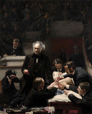 توماس إيكنز: العيادة الإجمالية (1875)