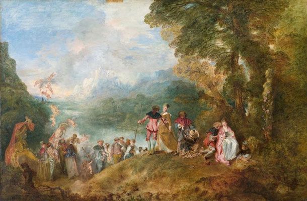 Jean-Antoine Watteau: The Embarkation for Cythera (1717)