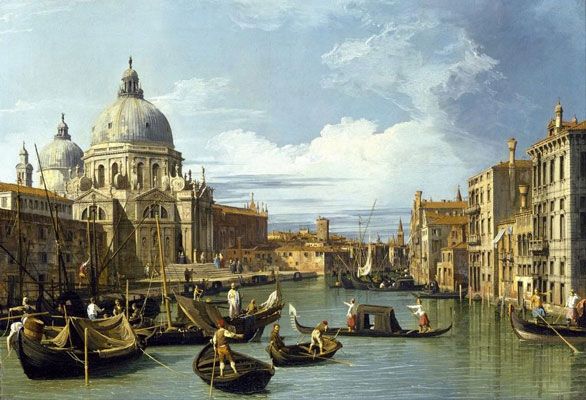 Canaletto: The Entrance to the Grand Canal (c. 1730)