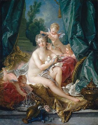 François Boucher: La Toilette de Vénus (The Toilet of Venus) (1751)