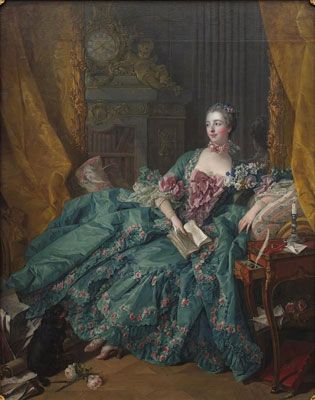 François Boucher: Portrait of Madame de Pompadour (1756)