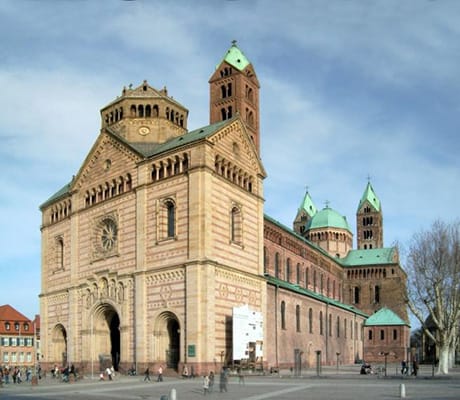 Heinrich Hübsch: West façade of The Imperial Cathedral Basilica of the Assumption and St. Stephen (1854–1858)